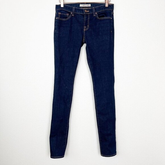 J Brand The Pencil Leg Jeans Ink Dark Wash Womens 28 - Picture 1 of 12